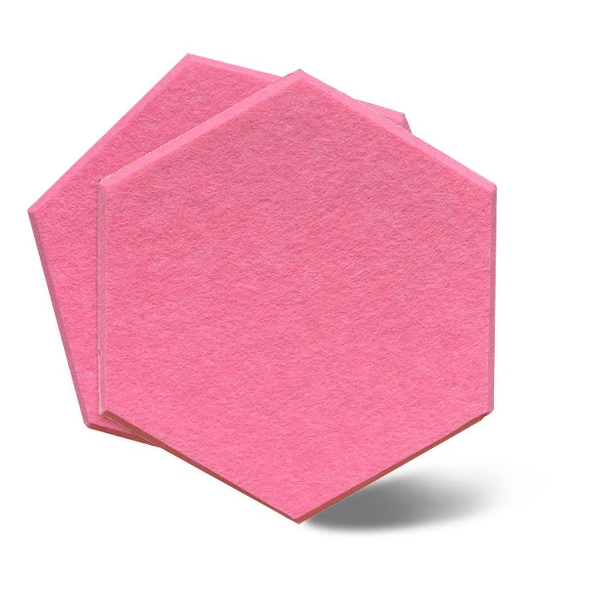 HEXA Felt 3D Panel - PINK 3pcs. - DecorMania.eu