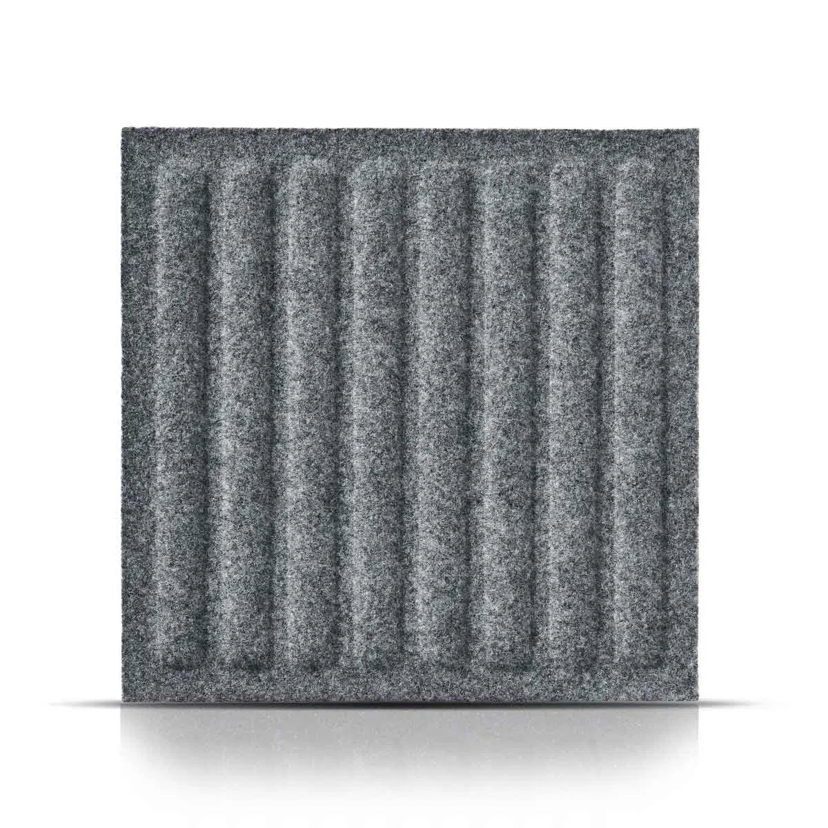 SQUARE RIFT Felt Panel - GREY - DecorMania.eu