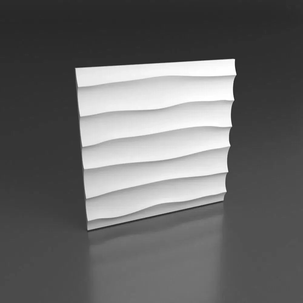 WAVES 3D Wall Panel EPS - 3D Polystyrene Wall Panels | DecorMania