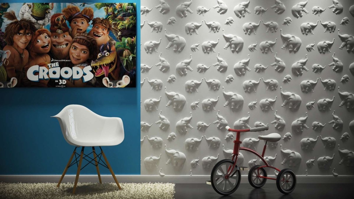3D Wall Panel - JUNGLE - DecorMania.eu